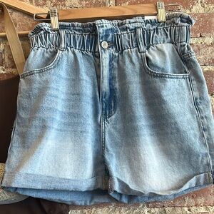 KanCan Blue Jean Shorts Raw Hem Distressed